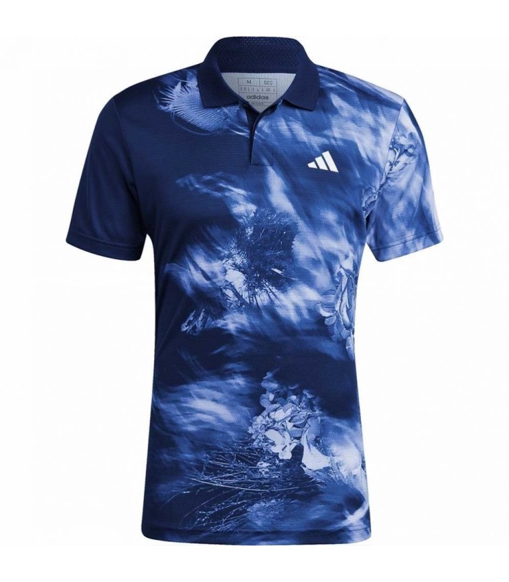 Adidas Polo Melbourne Heat.Rdy Freelift Blue Stamped 1