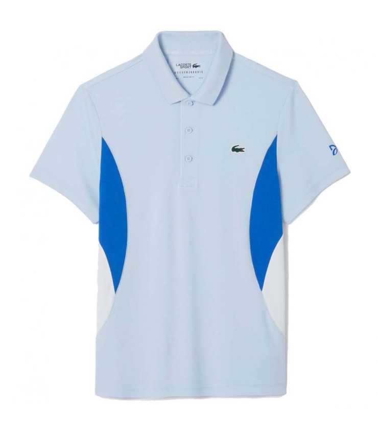 Polo Lacoste Tenis Novak Djokovic Azul claro 1