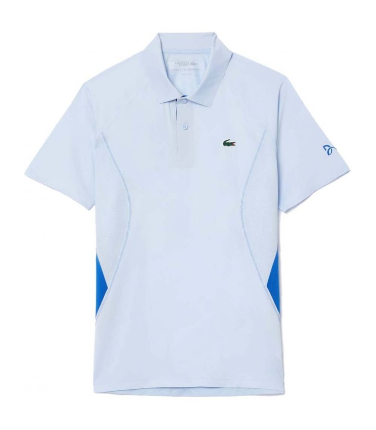 Polo Lacoste Tênis Melbourne Novak Luz azul Djokovic 1