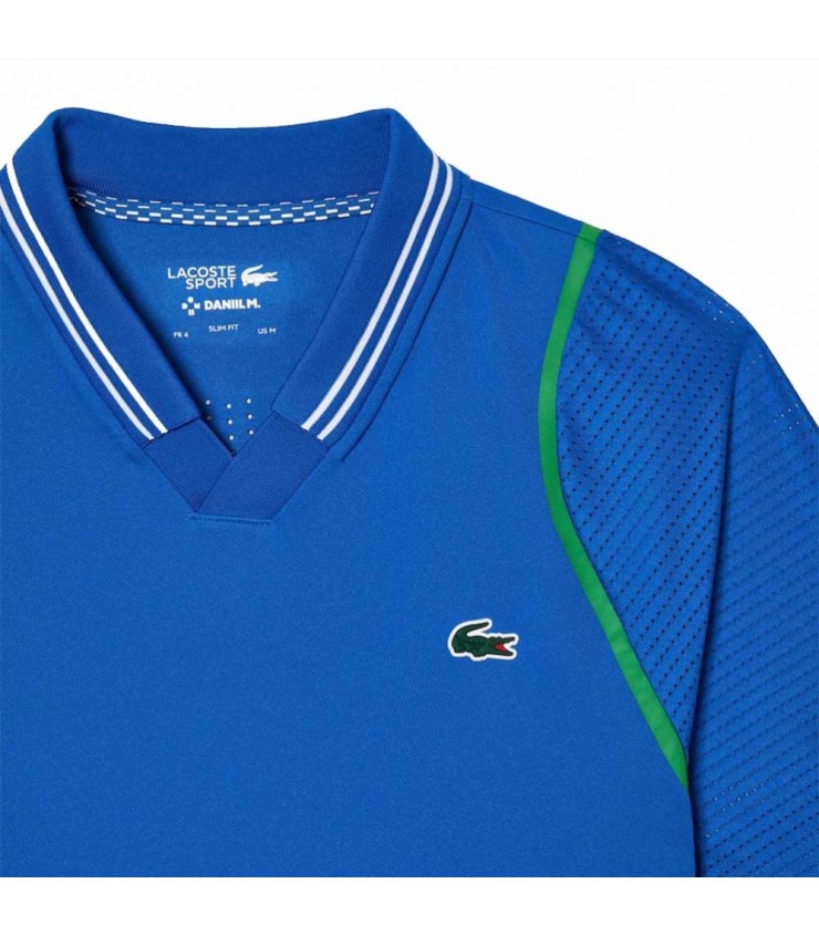 Polo Lacoste Tenis x Daniil Medvedev Azul 2