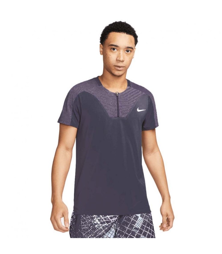 Polo Nike Court dri-fit adv slam paris violett 1