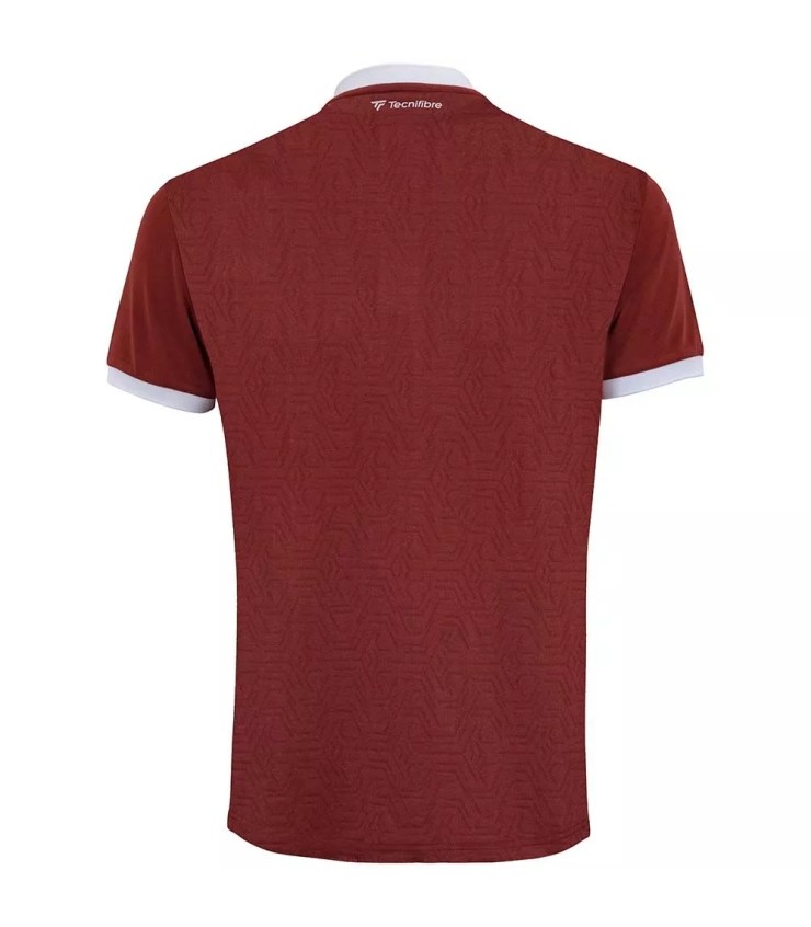 Tecnifibre Polo Vermelho de Malha para Equipe | Ipontennis
