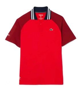 Polo Lacoste Tenis Monte-Carlo Daniil Medvedev Rojo / Burdeos 1
