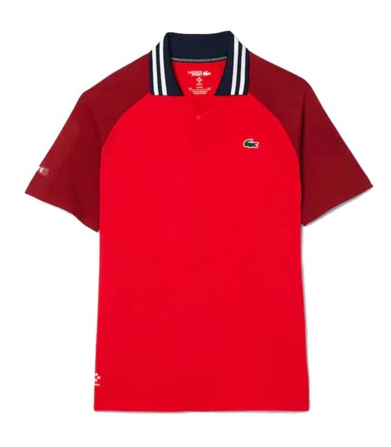 Polo Lacoste Tennis Monte-Carlo Daniil Medvedew rot / Bordeaux 1