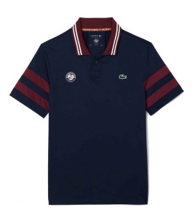 Polo Lacoste Tênis Daniil Medvedev Roland Garros Mar Navy 1