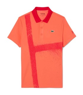 Polo Lacoste Tennis Novak Djokovic Red / Red Amateur Version 1