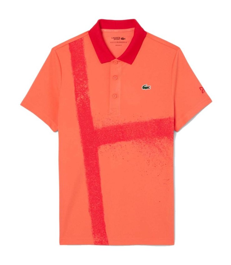 Polo Lacoste Tennis Novak Djokovic Red / Rouge Amateur Version 1