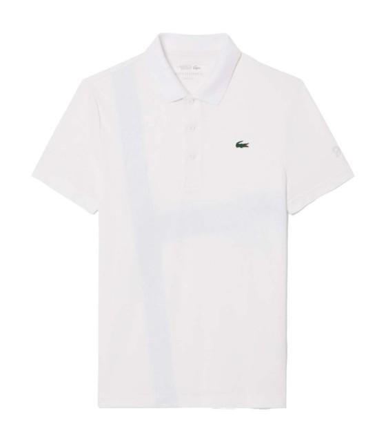 Polo Lacoste Tennis Novak Djokovic White Amateur version 1