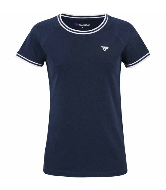 Technifibre Team Stretch T-shirt Navy Blue 1