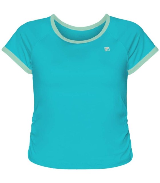Camiseta Fileira Mulher Ophelia Turquesa 1