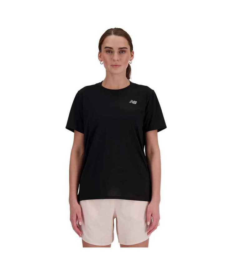 Camiseta New Balance Essentials Mujer Negra 1