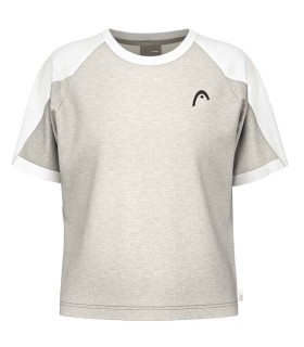 Cabeça Play Tech T-shirt Cinza mulher 1
