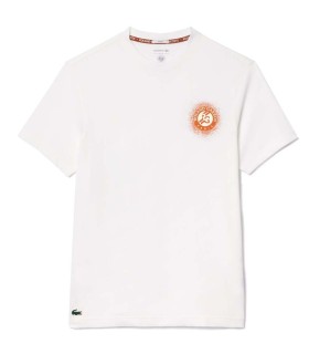 T-Shirt Lacoste Roland Garros Blanca 1