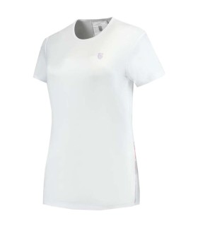 T-Shirt K-Swiss Hypercourt Vorteil 4 Weiße Frau 1
