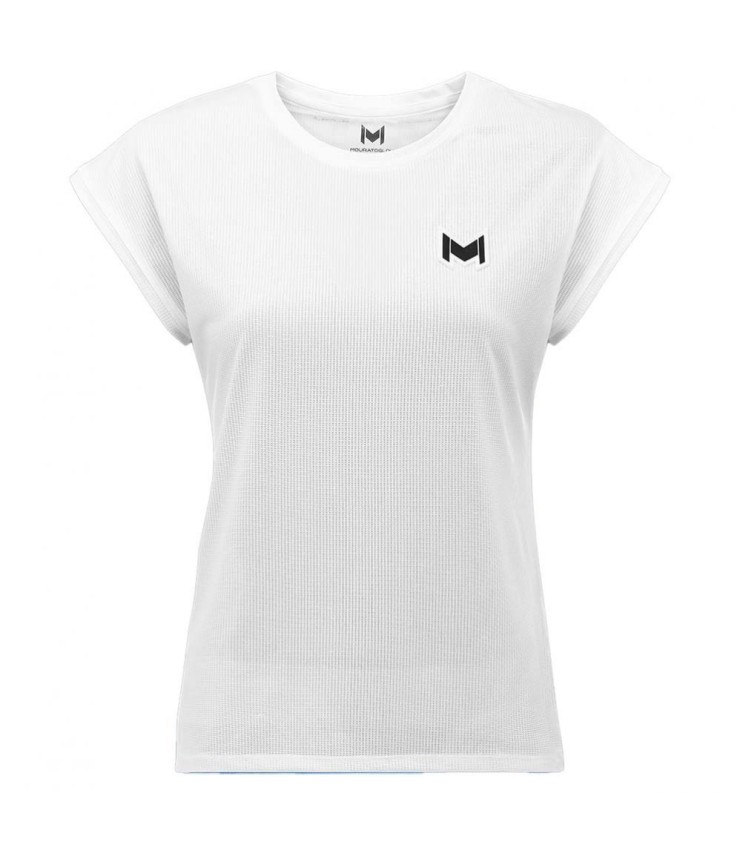 T-shirt Mouratoglou match femme blanche 1