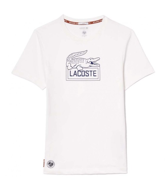 T-Shirt Lacoste Sport Roland Garros Unisex Weiß 1