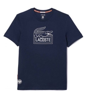 Camiseta Lacoste Sport Roland Garros Unisex Azul Marino 1