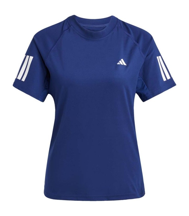 Adidas T-Shirt 3 Bands Navy Blue Woman 1