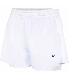 Kurzes Tecnifibre-Team Stretch-Frau Weiß 1