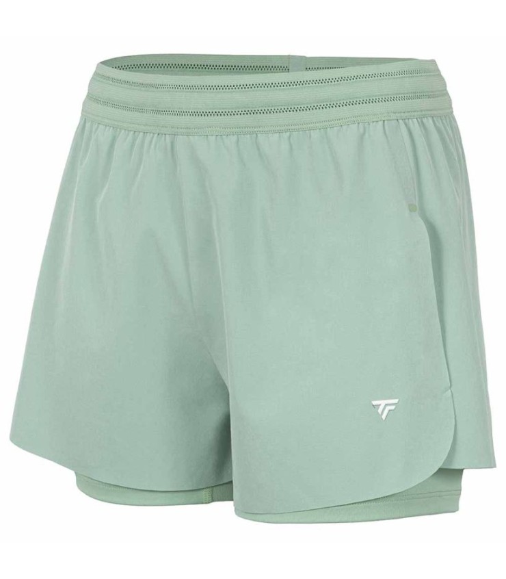 Short Tecnifibre Team Stretch Woman Green Pastel 1