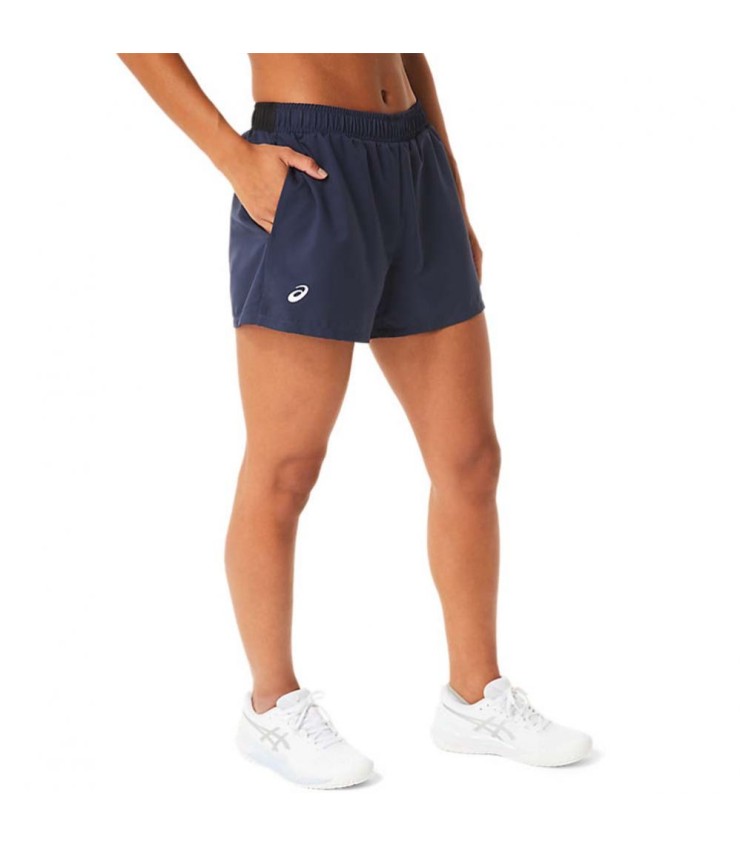 Short Asics Court Mujer Azul marino 3