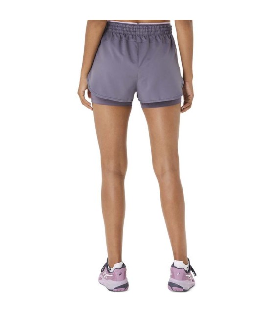 Corta Asics Match Violet Woman 3