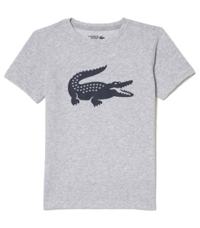 T-shirt Lacoste Junior Sport grigio 1