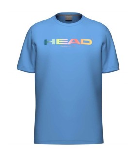 Camiseta Head Arcoíris Junior Azul Cielo 1