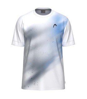 Camiseta Head TopSpin Junior Blanco / Azul marino 1