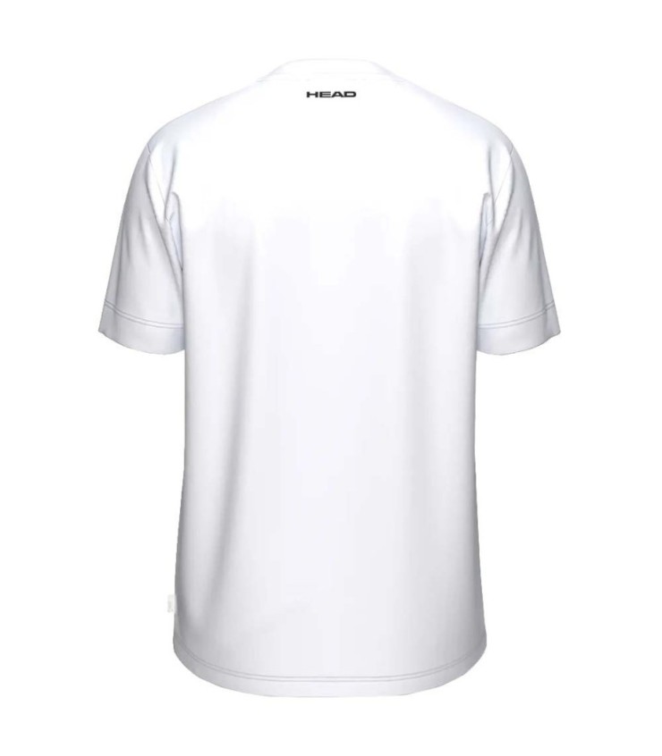 Cabeça Topspin Júnior T-shirt Branco / Marinha 2