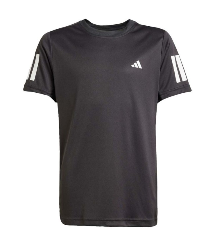 T-shirt Adidas Club 3 Preto Júnior Listrado 1