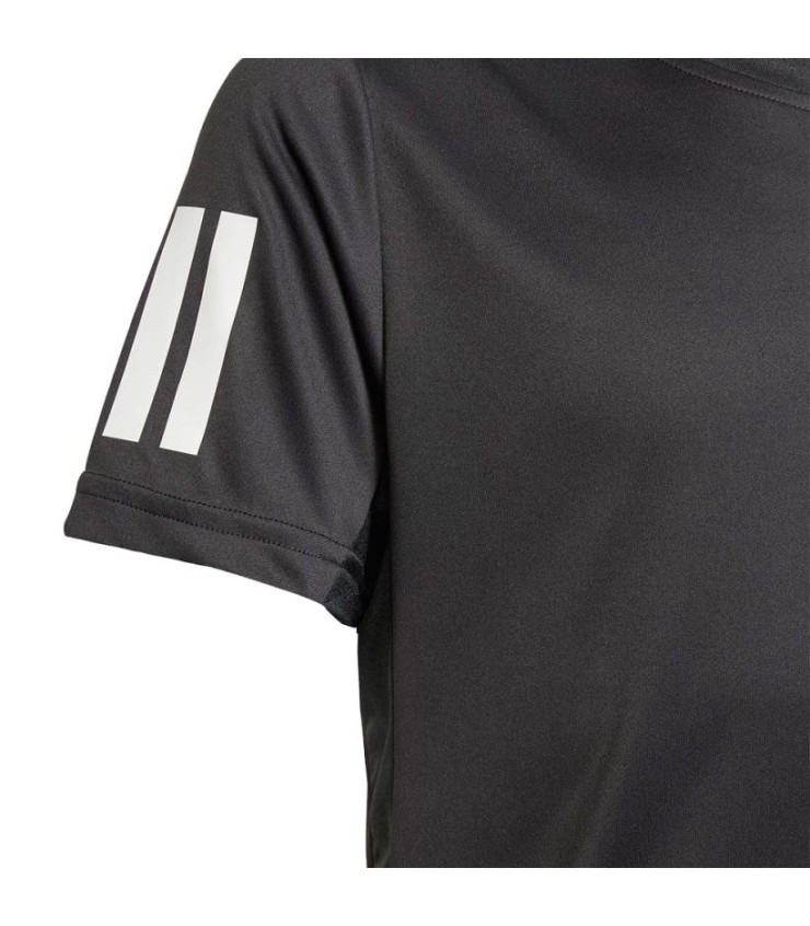 T-shirt Adidas Club 3 Black Junior rayé 3