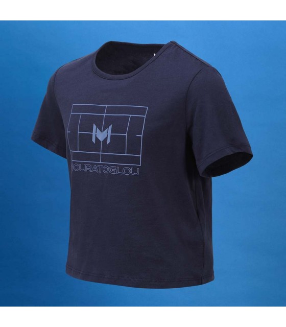 T-shirt MOURATOGLOU training Navy blue girl 2