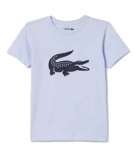 Camiseta Lacoste Esporte júnior claro azul 1