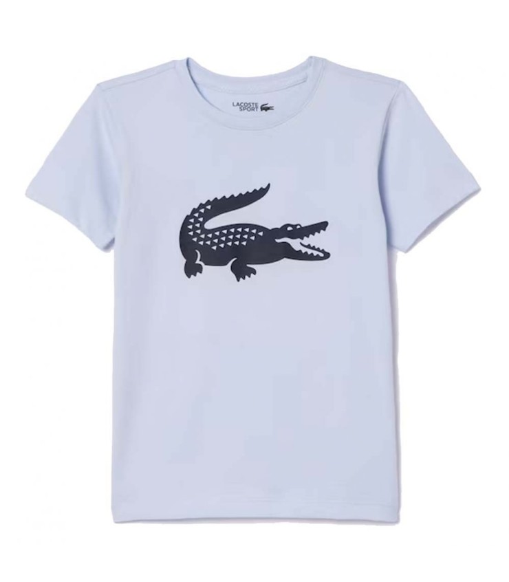 Camiseta Lacoste Esporte júnior claro azul 1