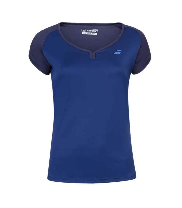 T-Shirt Babolat Play Cap Blue Girl 1