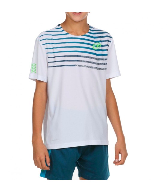 T-Shirt Bullpadel Junior Cumbal Blanca 1