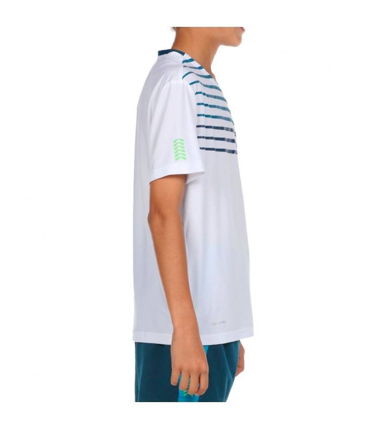 T-shirt BullPadel Junior Cumbal Blanca 3