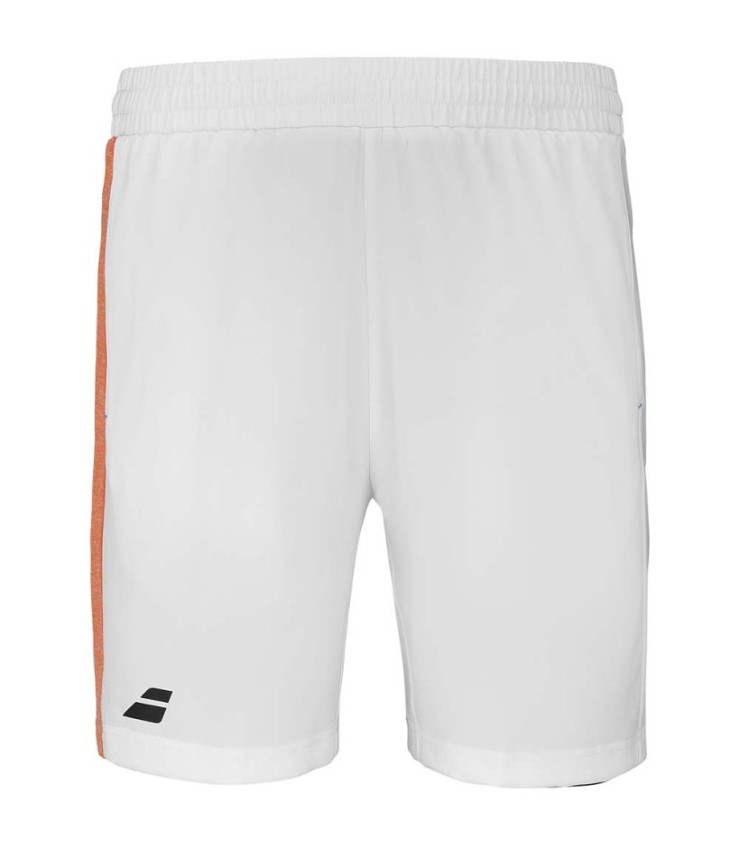 Kurzer Babolat Junior Play White / Orange 1