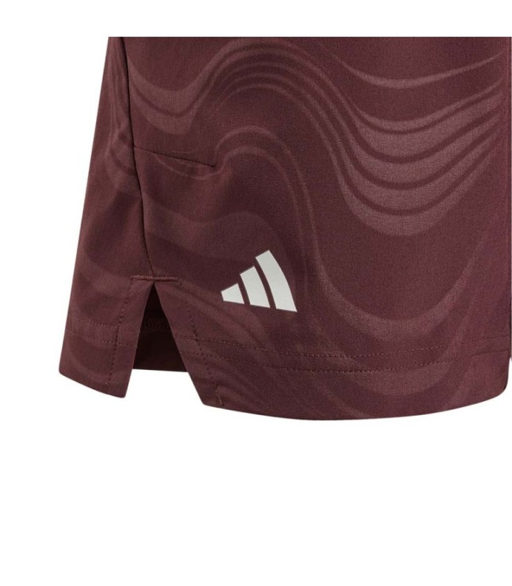 Adidas pro junior kurze hosen bordeaux 3