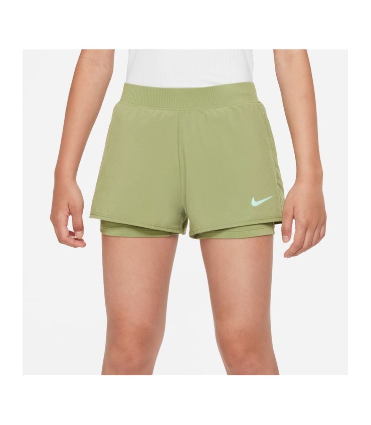 Nike Court Junior Kurzer Hosen Sieg Khaki 3