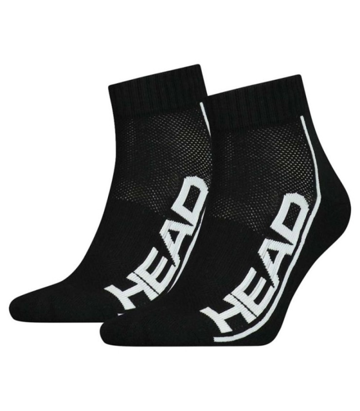 Socks Head Performance Shorts X 2 Black 1