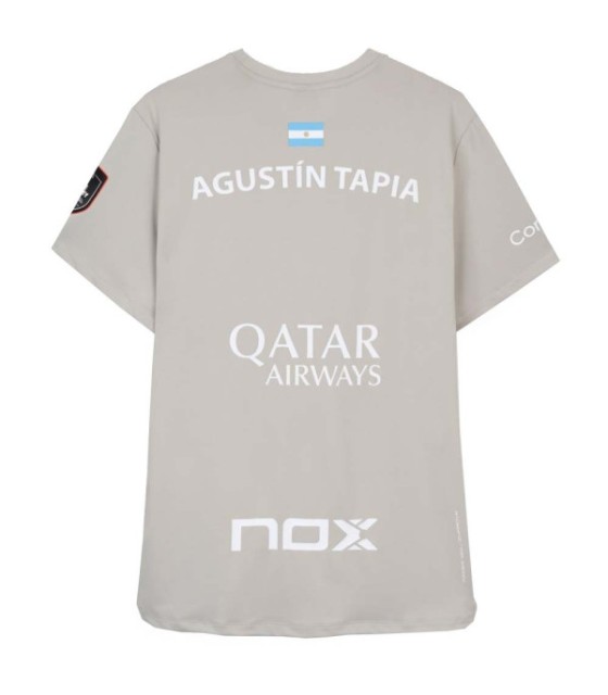 T-shirt Nox AT10 Agustín Tapia 2026 Cinza 2