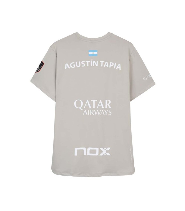 T-shirt Nox AT10 Agustín Tapia 2026 Cinza 2