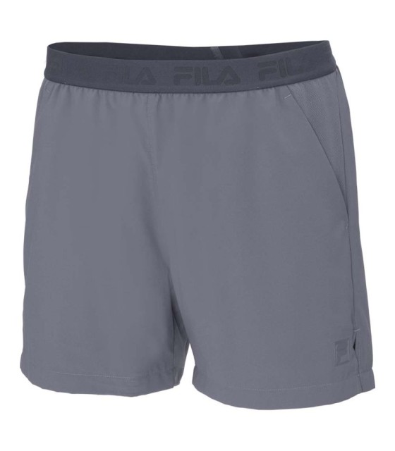 Pantalon court rangé gris 1