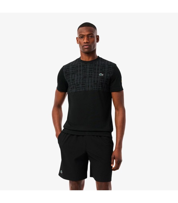Pantalón corto Lacoste Tenis x Novak Djokovic Negro 3