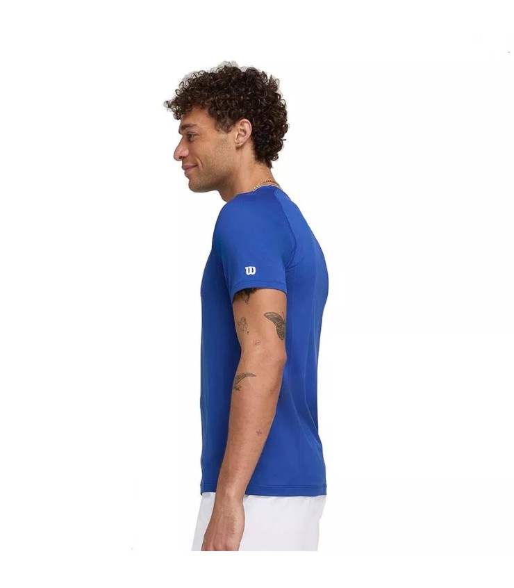 Camiseta de Manga Corta Wilson Team Seamless Azul 4