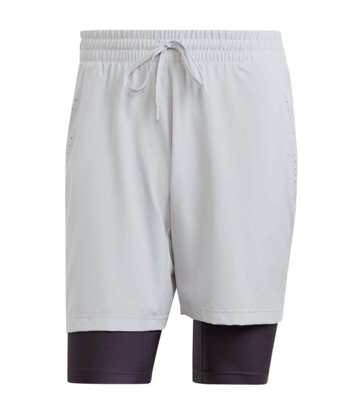 Adidas Short Pro 2N1 Gray / Black 1