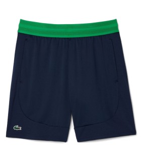 Short Lacoste Ultra dry dark blue tennis 1