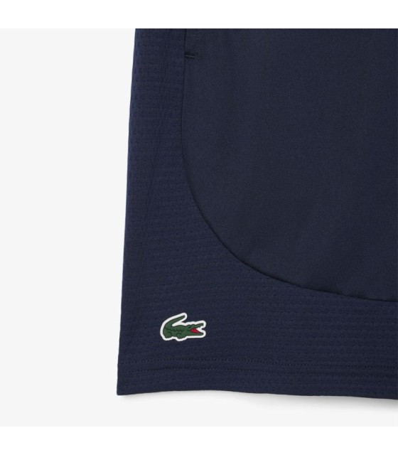 Short Lacoste Ultra dry dark blue tennis 3